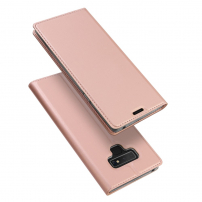 Husă flip Dux Ducis Skin Pro, pentru Samsung Galaxy Note 9 - roz-auriu