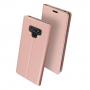 Husă flip Dux Ducis Skin Pro, pentru Samsung Galaxy Note 9 - roz-auriu