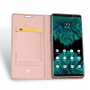 Husă flip Dux Ducis Skin Pro, pentru Samsung Galaxy Note 9 - roz-auriu