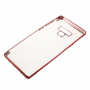 Carcasă transparentă, din plastic, cu ramă, pentru Samsung Galaxy Note 9 - roșu