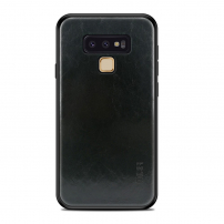 Husă Mofi, din piele, pentru Samsung Galaxy Note 9 - negru