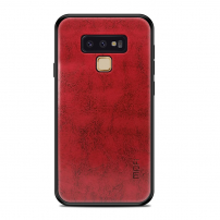 Husă Mofi, din piele, pentru Samsung Galaxy Note 9 - roșu