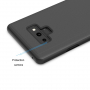 Carcasă metalică tip oglindă pentru Samsung Galaxy Note 9 - negru