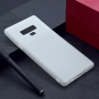 Carcasă din silicon pentru Samsung Galaxy Note 9 - alb