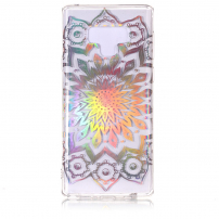 Carcasă din plastic holo lotus, pentru Samsung Galaxy Note 9 - transparent