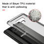 Carcasă Baseus Safety, din plastic negru, pentru Samsung Galaxy Note 9 - transparent