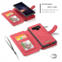 Husă tip portofel Caseme 2 în 1, pentru Samsung Galaxy Note 9 - roșu