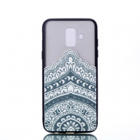 Carcasă din plastic întărit lotus, pentru Samsung Galaxy A6 (2018) - transparent