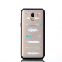 Carcasă din plastic întărit săgeți, pentru Samsung Galaxy J6 (2018) - transparent