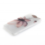 Carcasă din plastic flori, pentru Samsung Galaxy A6 (2018) - transparent