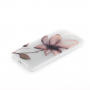 Carcasă din plastic flori, pentru Samsung Galaxy A6 (2018) - transparent