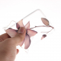 Carcasă din plastic flori, pentru Samsung Galaxy A6 (2018) - transparent