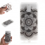 Carcasă din plastic lotus, pentru Samsung Galaxy A6 (2018) - transparent