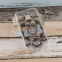 Carcasă din plastic lotus, pentru Samsung Galaxy A6 (2018) - transparent