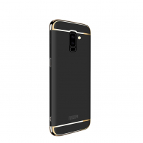 Carcasă Mofi Guard, din plastic, pentru Samsung Galaxy A6 Plus (2018) - negru