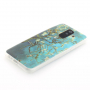Carcasă din plastic pom în floare, pentru Samsung Galaxy A6 Plus (2018) - albastru