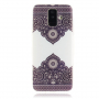 Carcasă din plastic model simetric, pentru Samsung Galaxy A6 Plus (2018) - alb