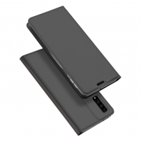 Husă flip Dux Ducis Skin Pro, pentru Samsung Galaxy A7 (2018) - gri
