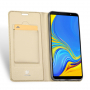 Husă flip Dux Ducis Skin Pro, pentru Samsung Galaxy A7 (2018) - auriu