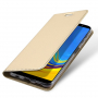 Husă flip Dux Ducis Skin Pro, pentru Samsung Galaxy A7 (2018) - auriu