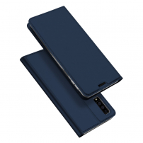 Husă flip Dux Ducis Skin Pro, pentru Samsung Galaxy A7 (2018) - albastru închis