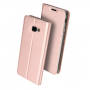Husă flip Dux Ducis Skin Pro, pentru Samsung Galaxy J4 Plus - roz-auriu