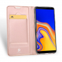 Husă flip Dux Ducis Skin Pro, pentru Samsung Galaxy J4 Plus - roz-auriu