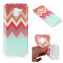Carcasă din plastic zig-zag pentru Samsung Galaxy J6 (2018) - turcoaz
