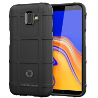 Carcasă din plastic rezistentă la șoc, pentru Samsung Galaxy J6 Plus - negru