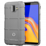 Carcasă din plastic rezistentă la șoc, pentru Samsung Galaxy J6 Plus - gri