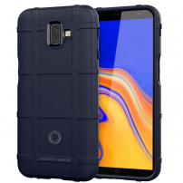 Carcasă din plastic rezistentă la șoc, pentru Samsung Galaxy J6 Plus - albastru închis