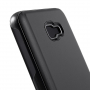 Carcasă metalică tip oglindă pentru Samsung Galaxy J4 Plus - negru