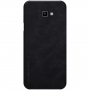 Husă flip Nillkin Qin, din piele, pentru Samsung Galaxy J4 Plus - negru