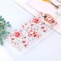 Carcasă din plastic flori, pentru Samsung Galaxy J6 Plus - transparent