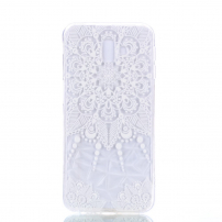 Carcasă din plastic mandala pentru Samsung Galaxy J6 Plus - transparent