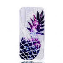 Carcasă din plastic întărit ananas, pentru Samsung Galaxy A7 (2018) - transparent