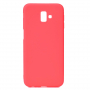 Carcasă din silicon pentru Samsung Galaxy J6 Plus - roșu