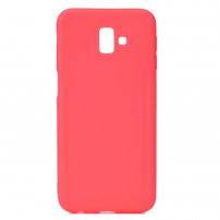 Carcasă din silicon pentru Samsung Galaxy J6 Plus - roșu