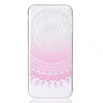 Carcasă din plastic lotus roz, pentru Samsung Galaxy J4 Plus - transparent