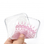 Carcasă din plastic lotus roz, pentru Samsung Galaxy J4 Plus - transparent