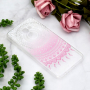 Carcasă din plastic lotus roz, pentru Samsung Galaxy J4 Plus - transparent