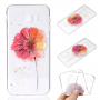 Carcasă din plastic flori, pentru Samsung Galaxy J4 Plus - transparent