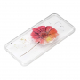 Carcasă din plastic flori, pentru Samsung Galaxy J4 Plus - transparent