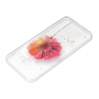 Carcasă din plastic flori, pentru Samsung Galaxy J4 Plus - transparent