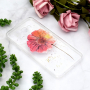 Carcasă din plastic flori, pentru Samsung Galaxy J4 Plus - transparent