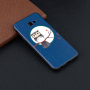 Carcasă din plastic bufniță, pentru Samsung Galaxy J4 Plus - albastru