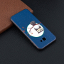 Carcasă din plastic bufniță, pentru Samsung Galaxy J4 Plus - albastru