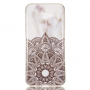 Carcasă din plastic mandala pentru Samsung Galaxy J4 Plus - alb