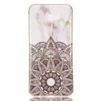 Carcasă din plastic mandala pentru Samsung Galaxy J4 Plus - alb