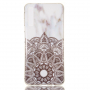 Carcasă din plastic mandala pentru Samsung Galaxy A7 (2018) - alb